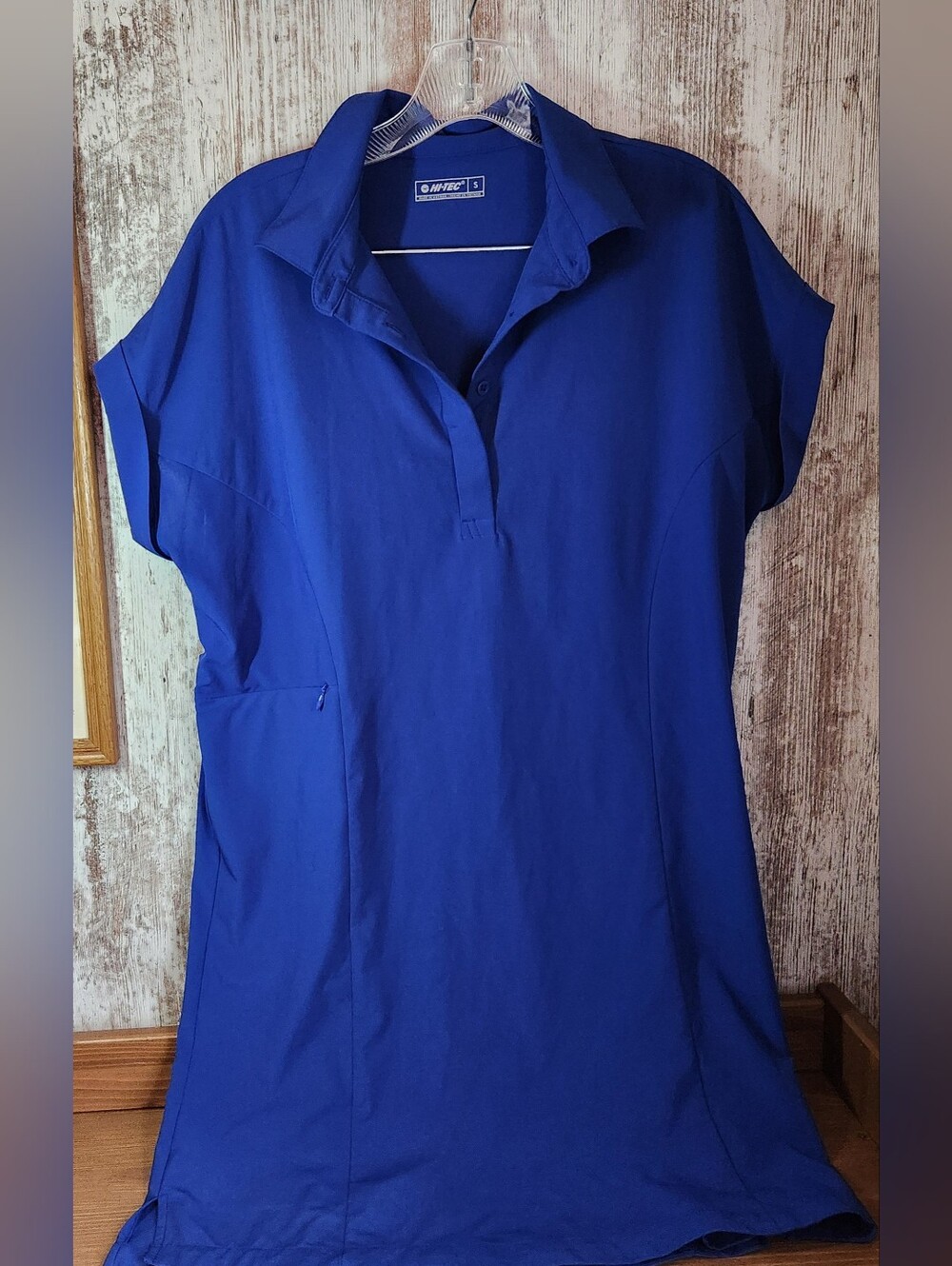 Hi-Tec Women's Royal Blue Polo Tunic Sports Dress Golf Walk Run Gym Hike Size S